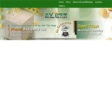Tablet Screenshot of chodangtofu.net